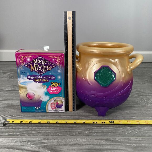 Magic Mixies Magical Misting Cauldron AND New Spells Refill Pack w/ 20+ Reveals - Picture 10 of 10